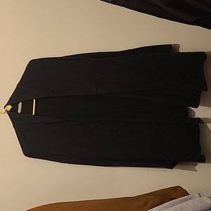 Black cardigan sweater